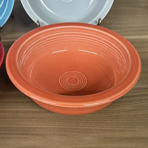A Set of Fiesta Ceramic Large Bowls in Assorted Colors