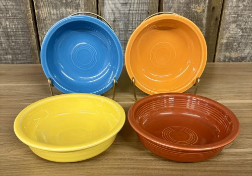 A Set of Four Homer Laughlin Fiesta Glazed Earthenware Fruit Bowls