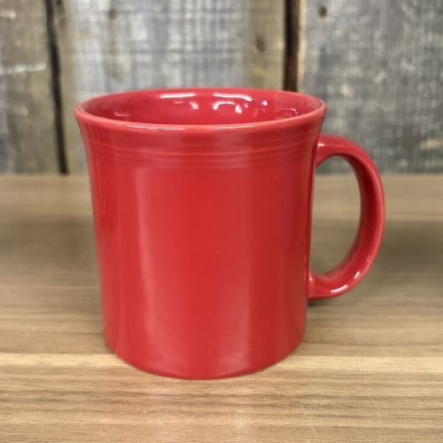 A Set of Homer Laughlin Fiesta Ceramic Mugs in Various Colors