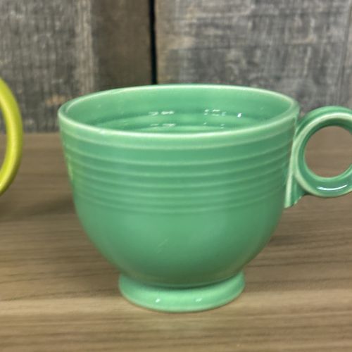 A Collection of Fiestaware Ceramic Mugs and Teacups by Homer Laughlin China Co.