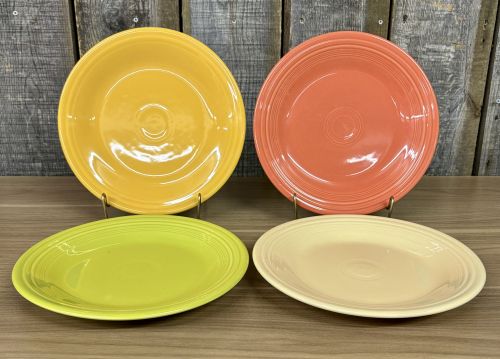 A Set of Homer Laughlin Fiesta Dinner Plates