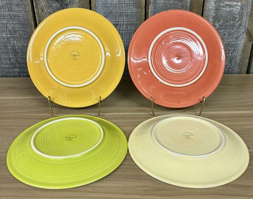 A Set of Homer Laughlin Fiesta Dinner Plates