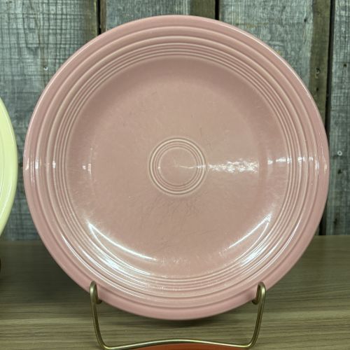 A Set of Homer Laughlin Fiesta Classic Rim Dinner and Luncheon Plates
