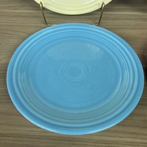A Set of Homer Laughlin Fiesta Classic Rim Dinner and Luncheon Plates
