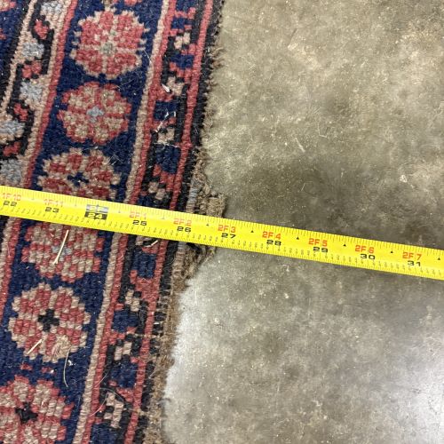 Antique Hand-Knotted Wool Tribal Rug Runner