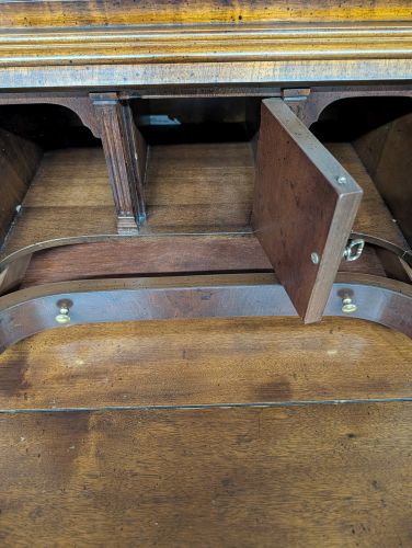 Henredon Aston Court Collection Burl Walnut Secretary Bookcase