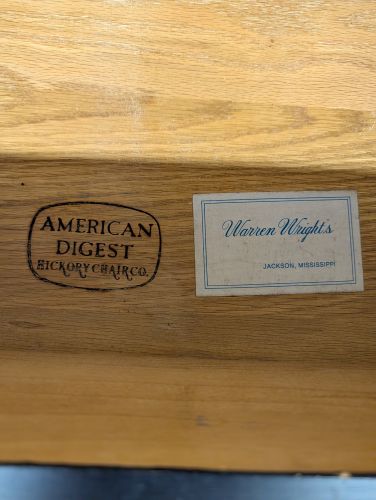 Hickory Chair Company American Digest Black Painted Three-Drawer Chest