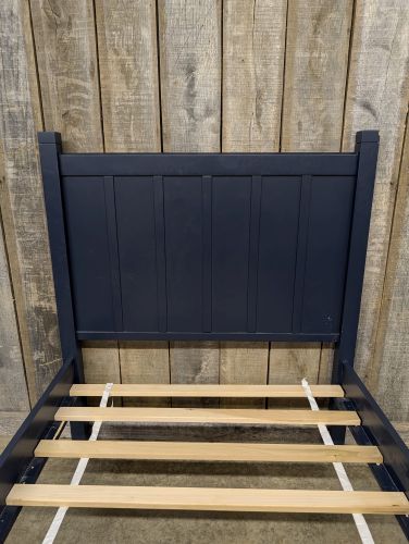 Pottery Barn Kids Camp Navy Blue Twin Bed