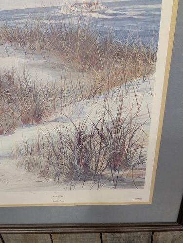 Jacqueline Penney, Heading Out, Large Framed Collograph Print, 1984