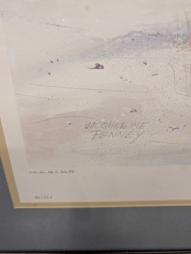 Jacqueline Penney, Heading Out, Large Framed Collograph Print, 1984
