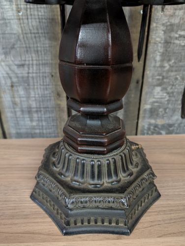 Mediterranean Spanish Revival Six Light Candelabrum Table Lamp