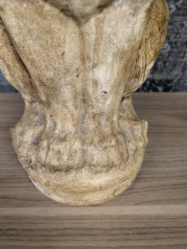 Cast Resin Winged Lion of Saint Mark Pedestal Sculpture