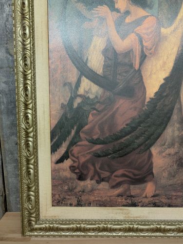 Charles Sims Titania's Awakening Textured Canvas Print