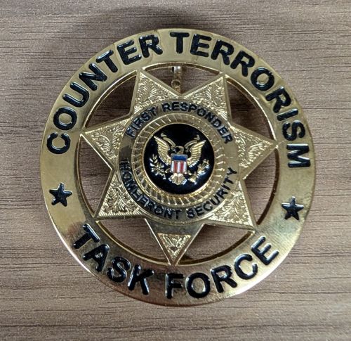 Counter Terrorism Homefront Security Task Force Commemorative Badge