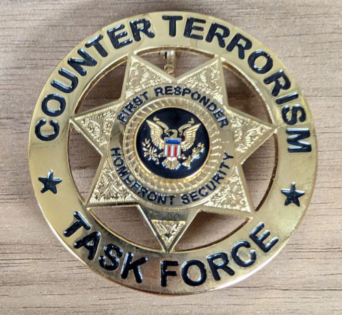 Counter Terrorism Homefront Security Task Force Commemorative Badge