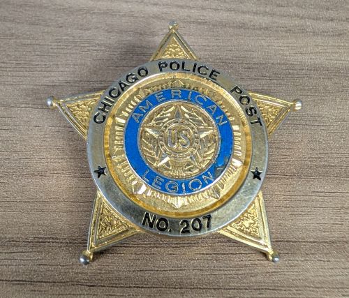 Chicago Police American Legion Post 207 Star Membership Badge