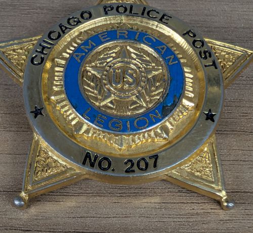 Chicago Police American Legion Post 207 Star Membership Badge