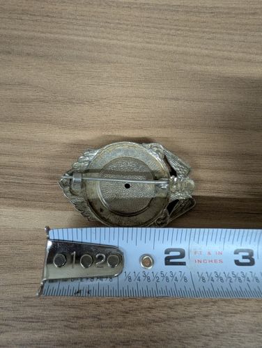 Vintage Peoria Heights Illinois Special Marshal Silver Toned Shield Badge