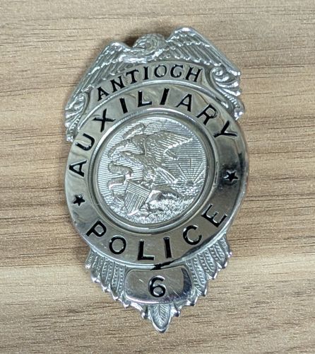 C.H. Hanson Antioch Auxiliary Police Badge Number 6