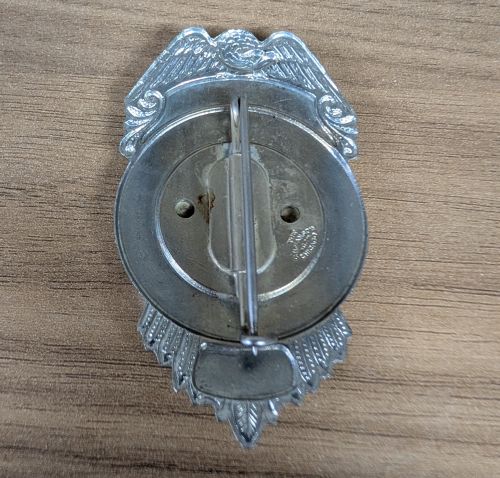 Cold War Era Calumet City Illinois Civil Defense Badge by C.H. Hanson