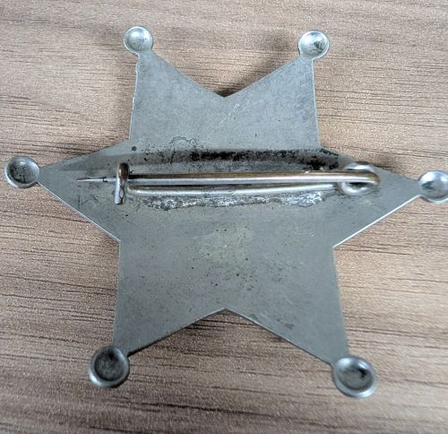 Elmhurst Illinois Special Police Die-Stamped Star Badge