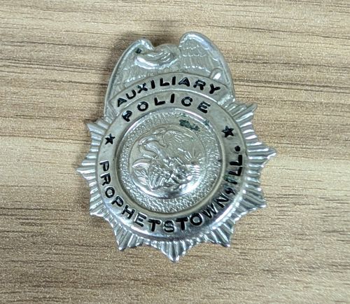 Prophetstown Illinois Auxiliary Police Shield Badge