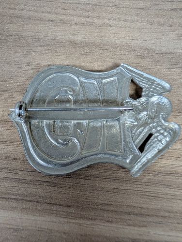 Obsolete Salisbury Maryland Auxiliary Police Badge Number 6 by George W. Smith