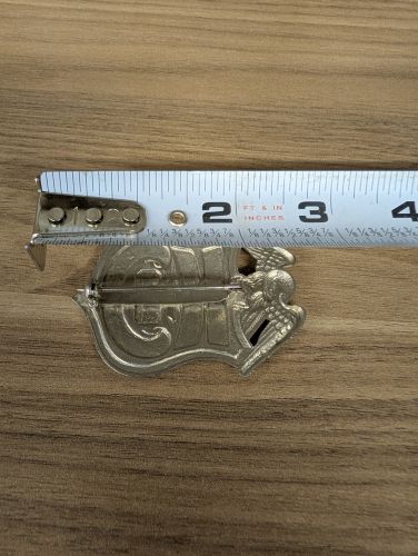 Obsolete Salisbury Maryland Auxiliary Police Badge Number 6 by George W. Smith