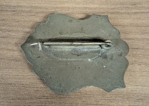 WWII City of Boston Police Department Division 16 Air Raid Warden Badge No. 110