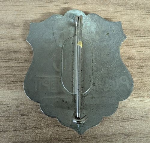 World War II Boston Police Department Air Raid Warden Civil Defense Badge Division 2