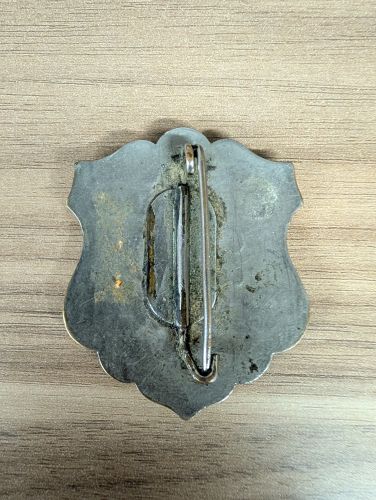 WWII Boston Police Air Raid Warden Badge Number 200 Division 10