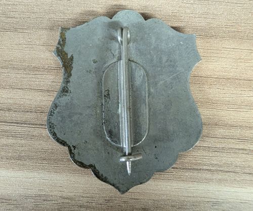 WWII Boston Police Department Air Raid Warden Badge Number 2258 Mitchell Boston