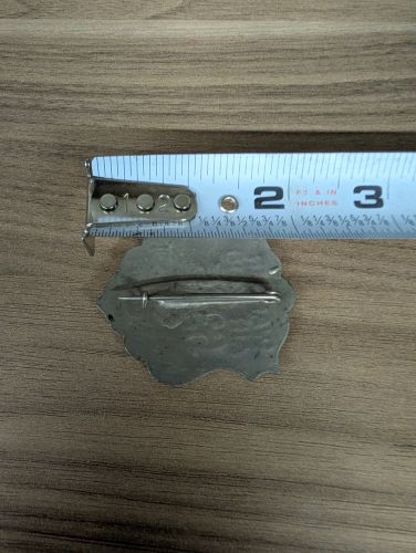 WWII Boston Police Department Air Raid Warden Badge No. 6345