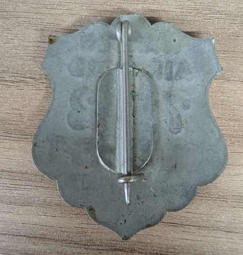 WWII City of Boston Police Department Air Raid Warden Badge Number 7172