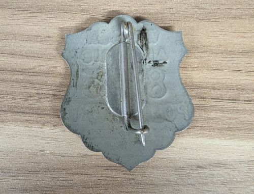 WWII City of Boston Police Department Air Raid Warden Badge, Number 8965