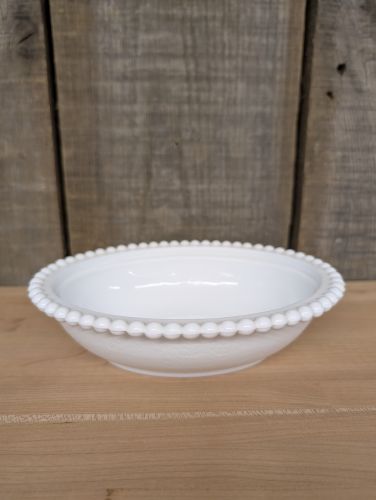 Indiana Glass White Milk Glass Hen on Nest Covered Dish