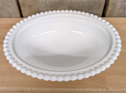 Indiana Glass White Milk Glass Hen on Nest Covered Dish