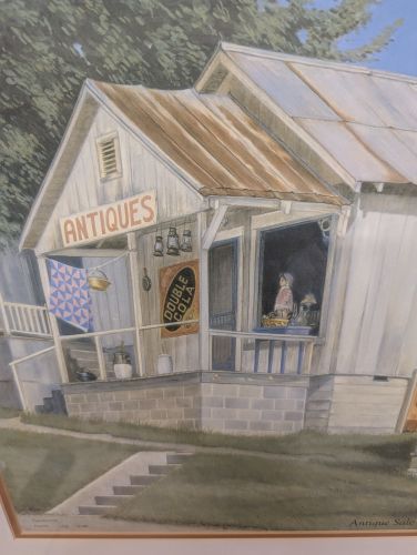 C. Don Ensor Signed Limited Edition Print Antique Sale
