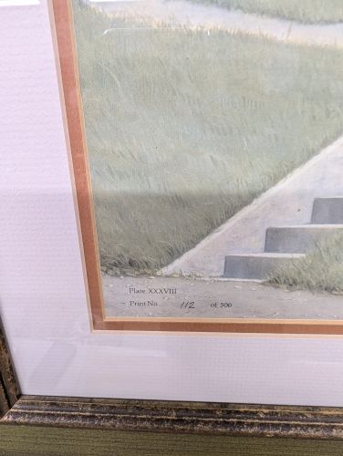 C. Don Ensor Signed Limited Edition Print Antique Sale