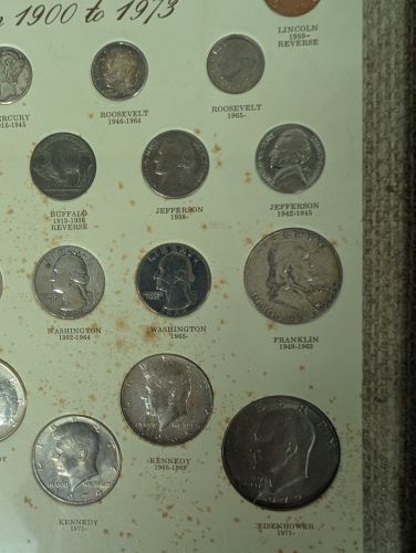 Kennedy Mint US 20th Century Type Coin Collection with Norman Rockwell Print