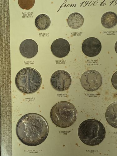 Kennedy Mint US 20th Century Type Coin Collection with Norman Rockwell Print