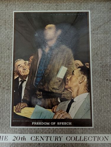 Kennedy Mint US 20th Century Type Coin Collection with Norman Rockwell Print