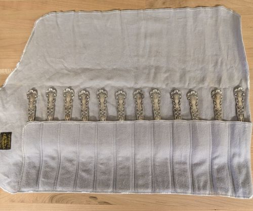 A Set of 12 Gorham Sterling Silver Forks in the Buttercup Pattern