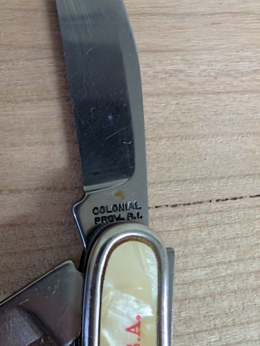 A Pair of Colonial Winchester Western Advertising Pocket Knives