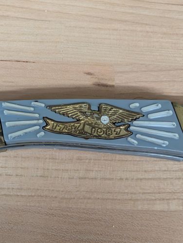Direct Connection U.S. Constitution Bicentennial Commemorative Diamond Knife in Original Box