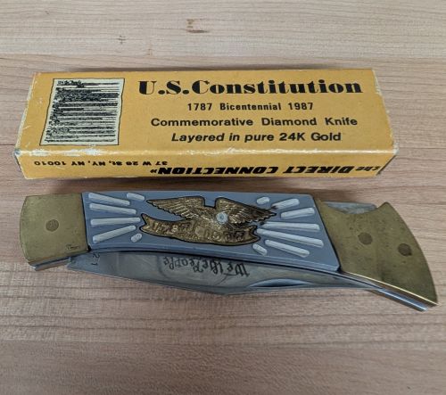 The Direct Connection U.S. Constitution Bicentennial Commemorative Diamond Knife
