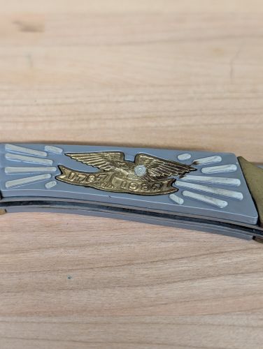 The Direct Connection U.S. Constitution Bicentennial Commemorative Diamond Knife