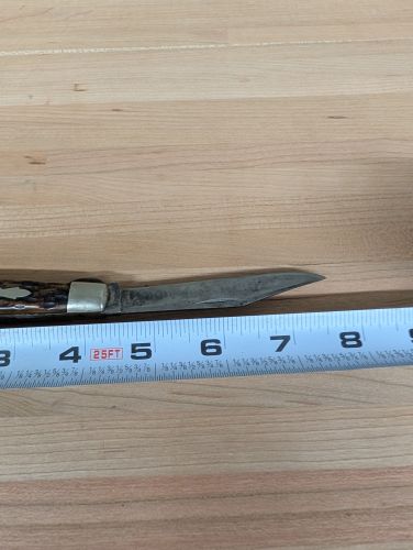 Cattaraugus Cutlery Co. Large Single Blade Folding Hunter Pocket Knife