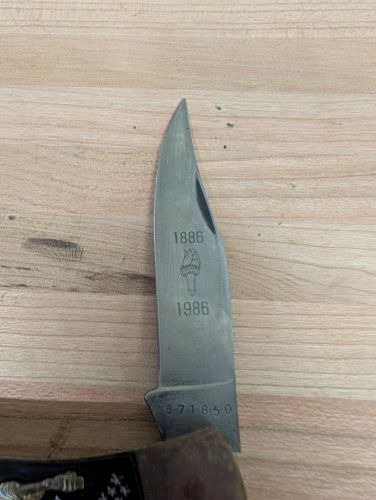 Statue of Liberty 1886-1986 Centennial Commemorative Folding Pocket Knife
