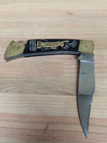 Statue of Liberty 1886-1986 Centennial Commemorative Lockback Knife